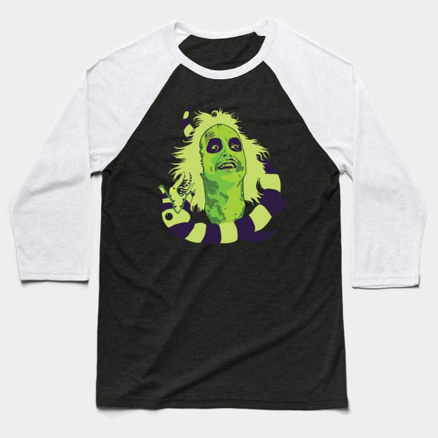 Beetlejuice Baseball T-Shirt by mosgraphix